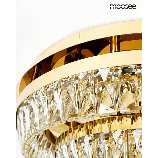 Lampa sufitowa / plafon SAVOY 2 złota - Moosee