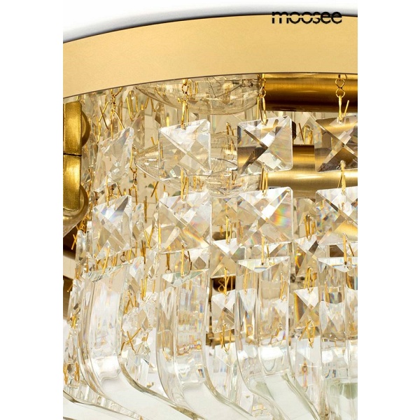 Lampa sufitowa / plafon BALUNA 80 złota - Moosee