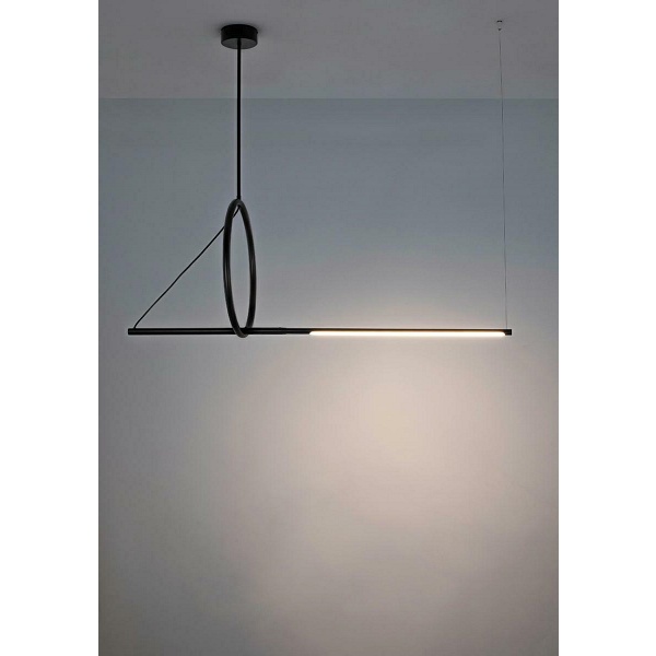 Lampa wisząca STICK czarna - Moosee