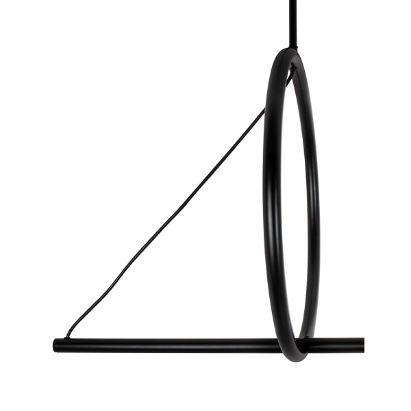 Lampa wisząca STICK czarna - Moosee