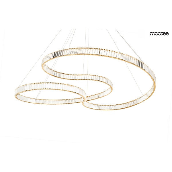 Lampa wisząca WAVE 160A złota - Moosee