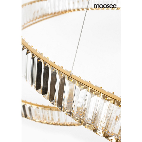 Lampa wisząca WAVE 160A złota - Moosee