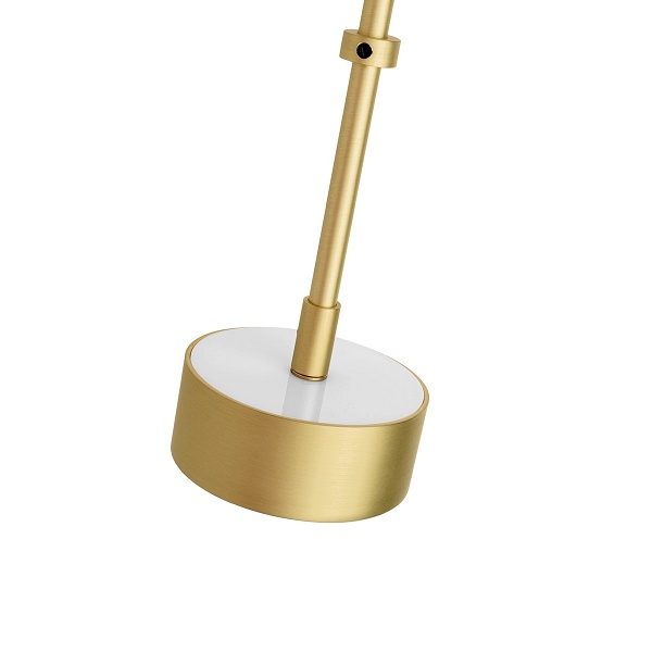 Lampa wisząca CAPRI DISC 3 złota - 180 LED, aluminium, szkło - Moosee