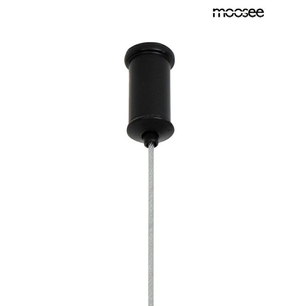 Lampa wisząca ALURE OVAL 120 czarna - Moosee