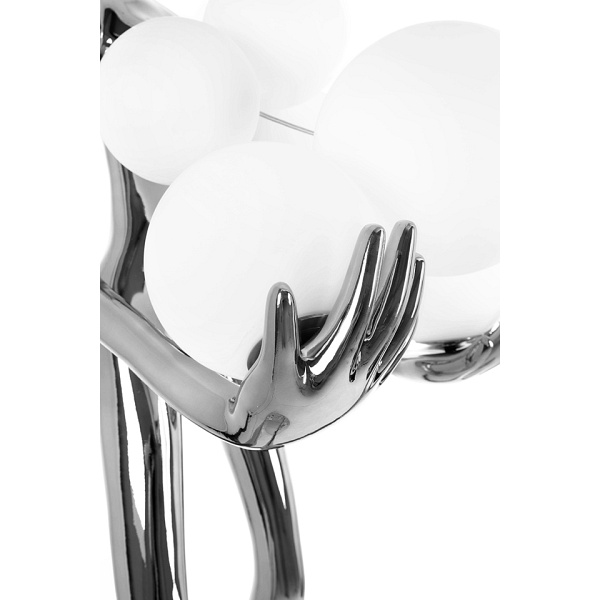 Lampa podłogowa HUMAN SILVER PREMIUM - Moosee