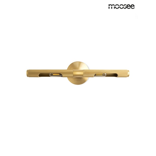 Lampa ścienna CRUDO złota - Moosee