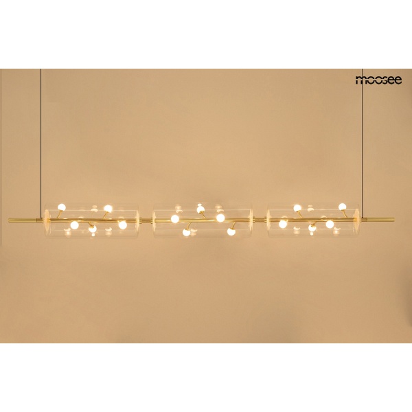 Lampa wisząca CLARA złota - Moosee