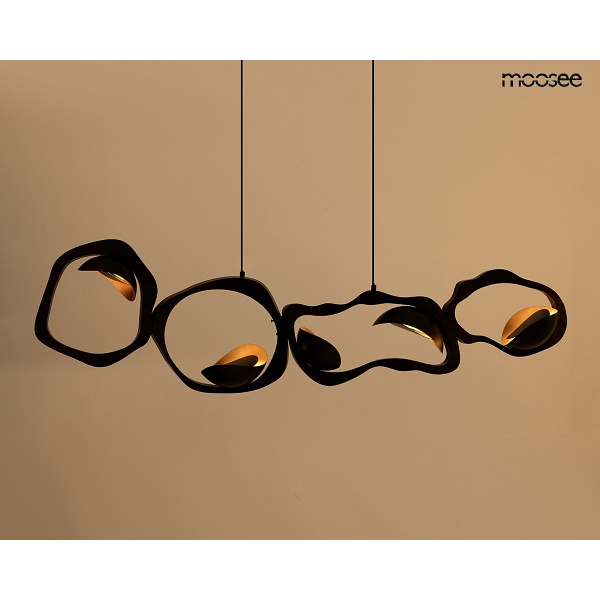 Lampa wisząca TORRE czarna - Moosee