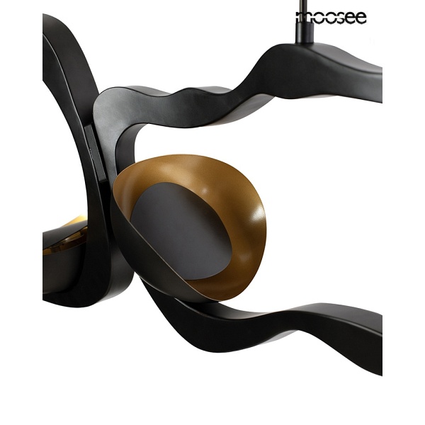 Lampa wisząca TORRE czarna - Moosee