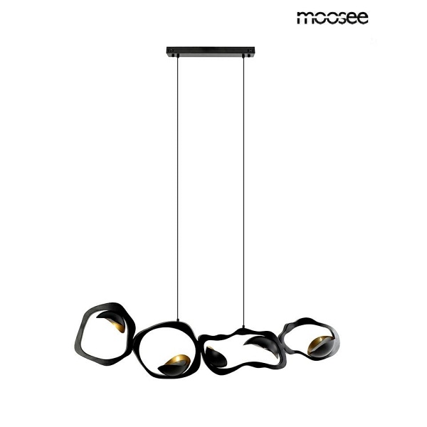 Lampa wisząca TORRE czarna - Moosee