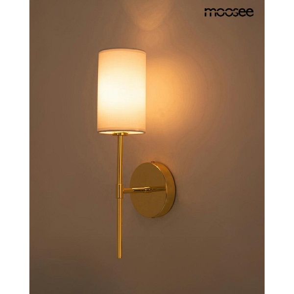 Lampa ścienna IMPERIO złota - Moosee