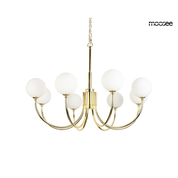 Lampa wisząca GRACIA złota - Moosee