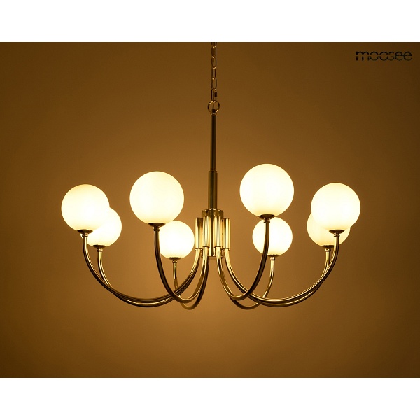 Lampa wisząca GRACIA złota - Moosee