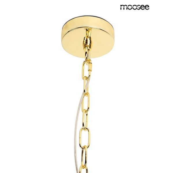 Lampa wisząca GRACIA złota - Moosee