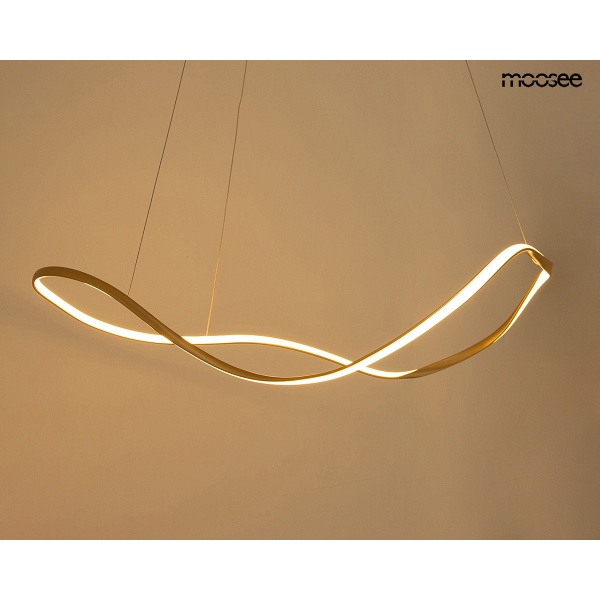 Lampa wisząca WAVES 100 złota - Moosee