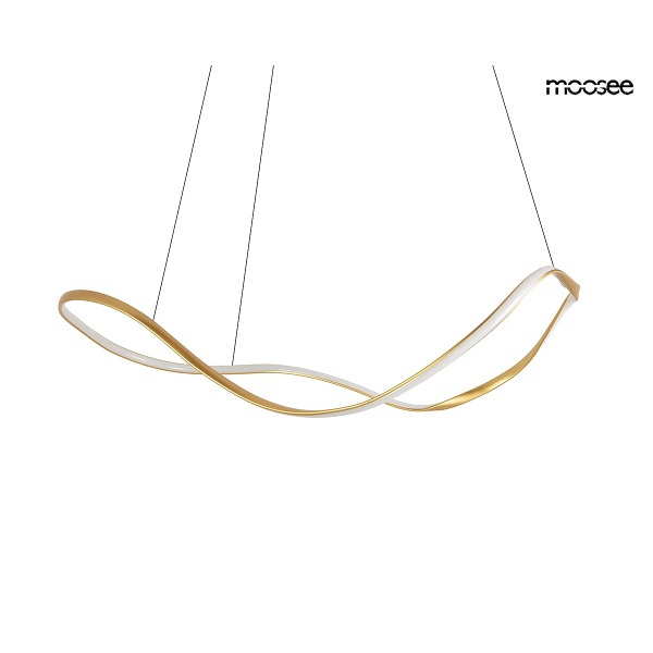 Lampa wisząca WAVES 80 złota - Moosee