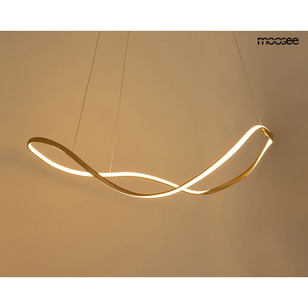 Lampa wisząca WAVES 80 złota - Moosee