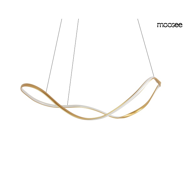 Lampa wisząca WAVES 60 złota - Moosee