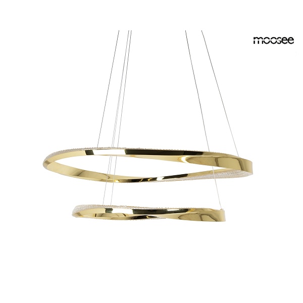 Lampa wisząca ANILLO 2 złota - Moosee