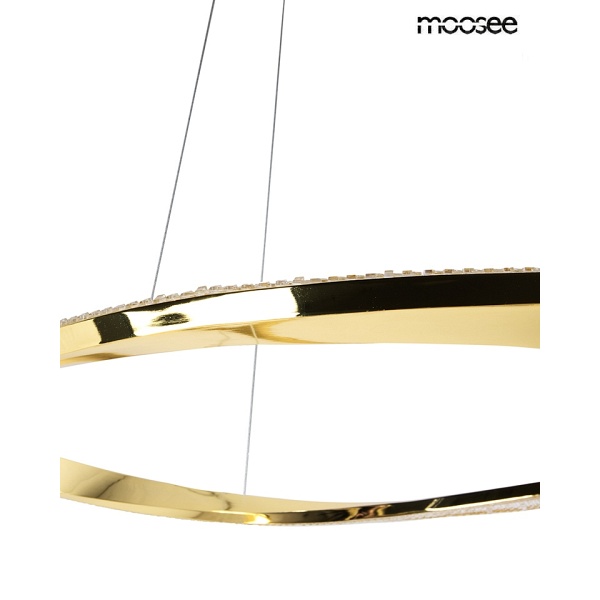 Lampa wisząca ANILLO 2 złota - Moosee