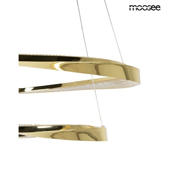 Lampa wisząca ANILLO 2 złota - Moosee