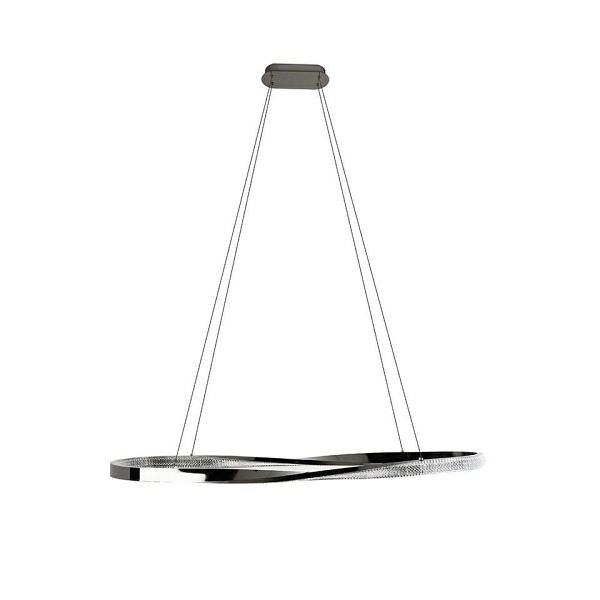 Lampa wisząca ANILLO 120 czarna - Moosee