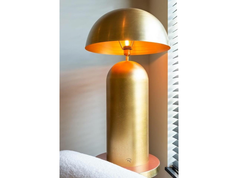 Stół RICHMOND lampa stołowa LANA - szczotkowane złoto - Richmond Interiors