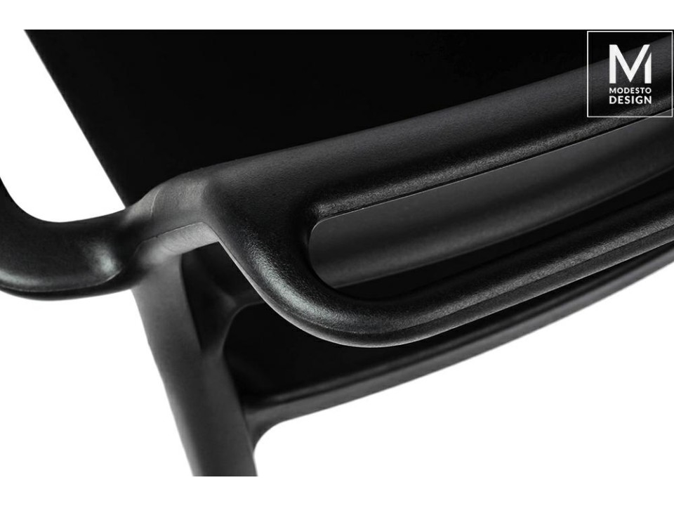 MODESTO krzesło PETRA czarne - polipropylen - Modesto Design