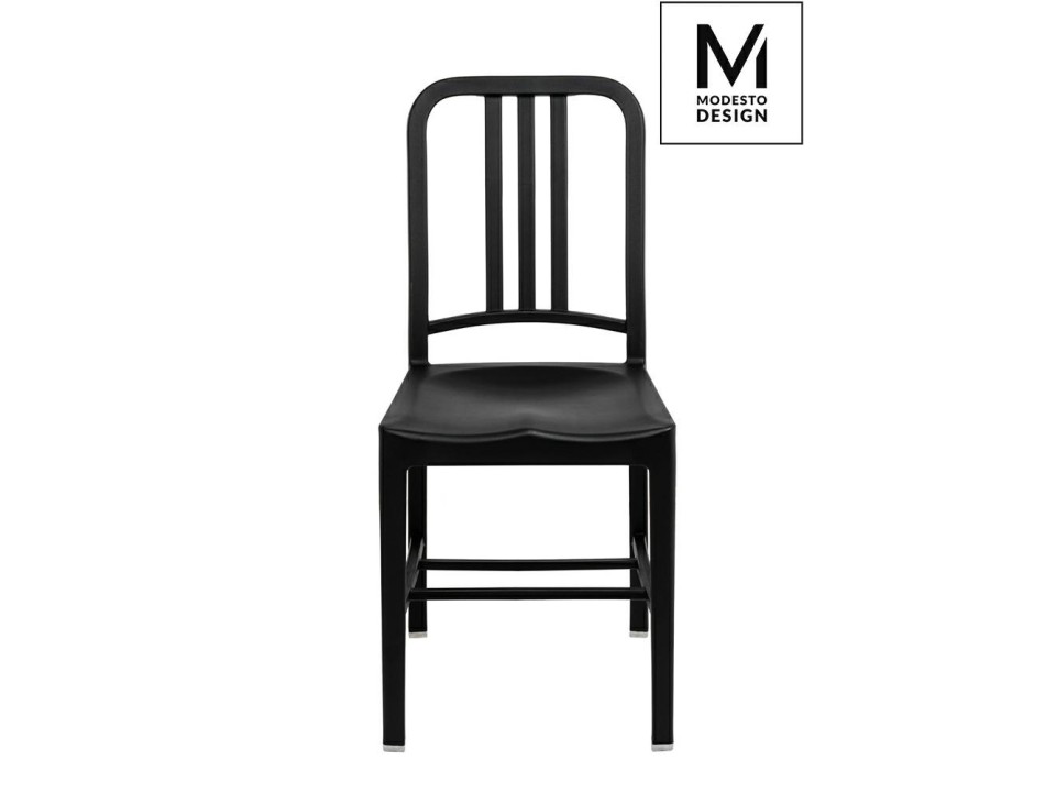 MODESTO krzesło VEGA czarne - polipropylen - Modesto Design