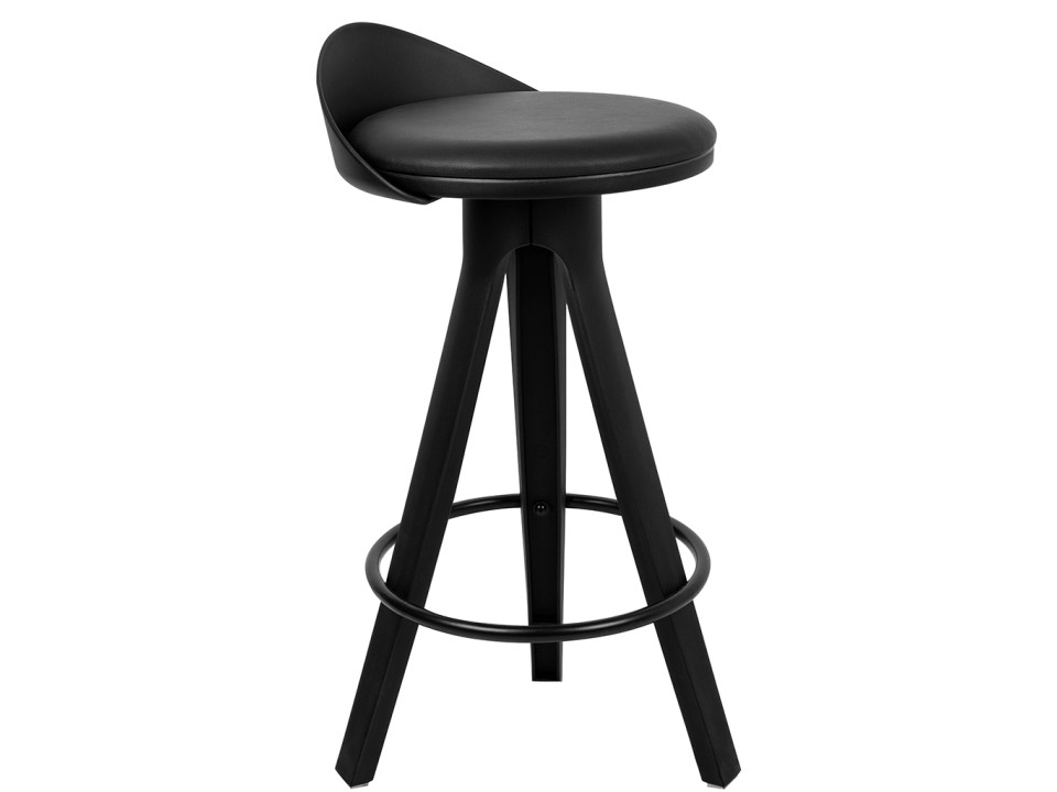 Krzesło barowe MILA 65 czarne - King Home