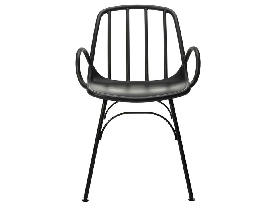 Krzesło CASTERIA czarne - polipropylen - King Home