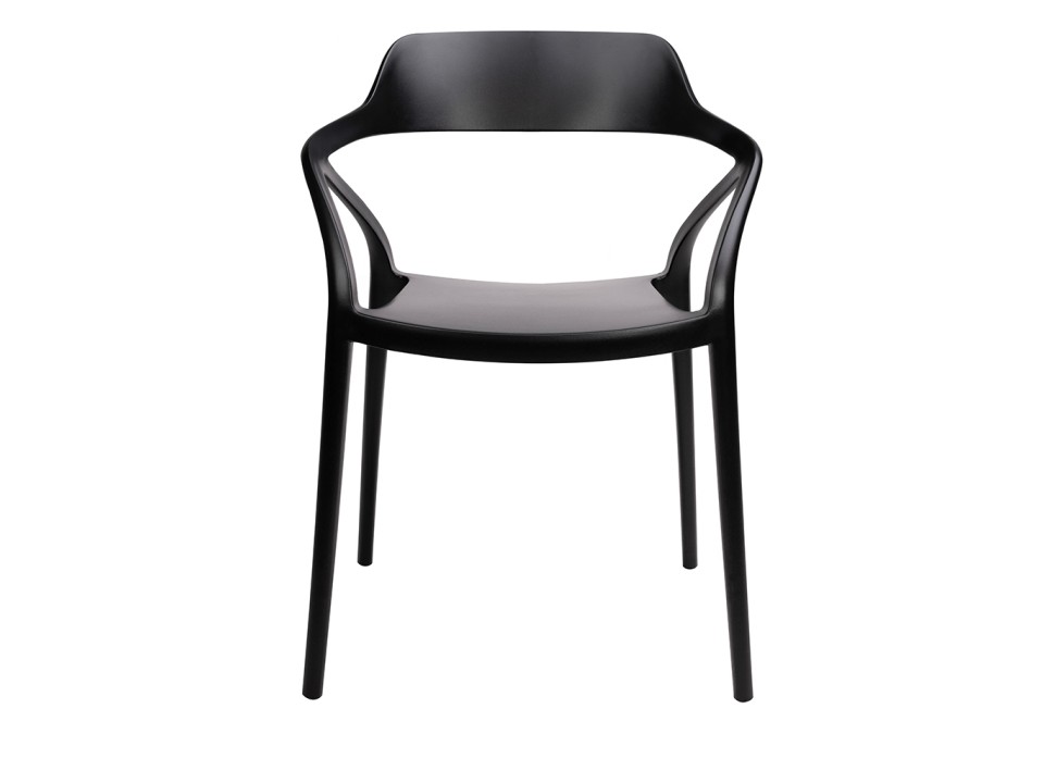 Krzesło GLORIA czarne - polipropylen - King Home