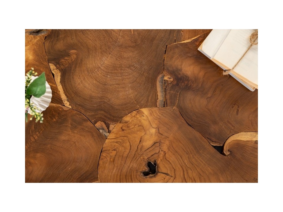 INVICTA stolik kawowy SQUARE 90 cm - drewno tekowe - Invicta Interior