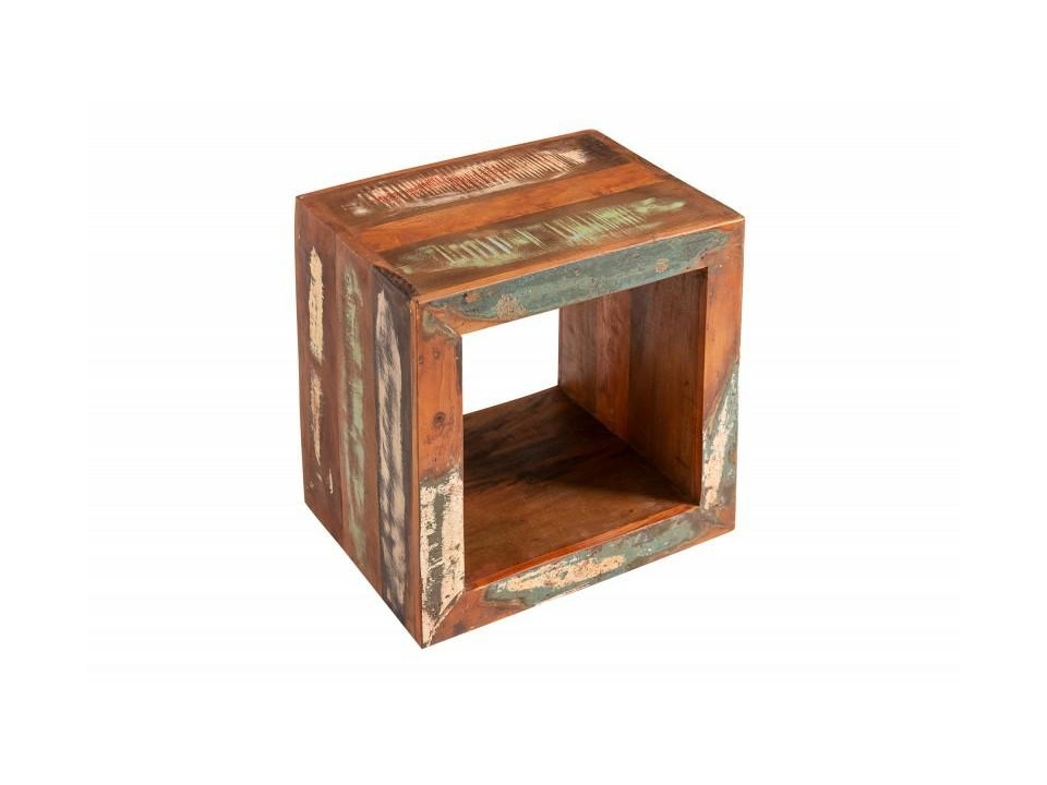INVICTA stolik JAKARTA 45 cm - drewno z recyklingu - Invicta Interior