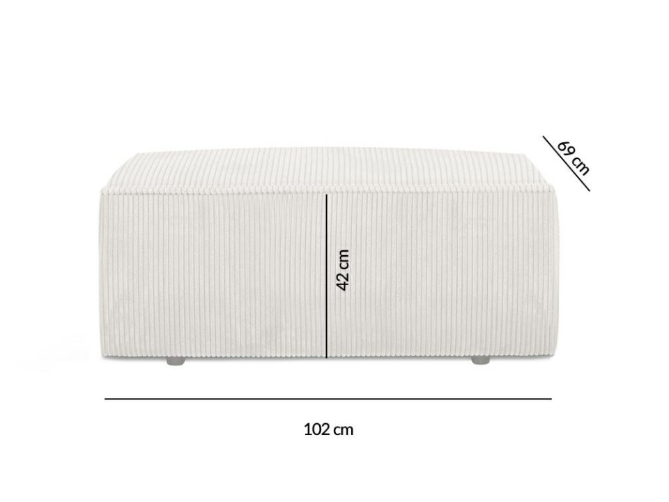 Pufa PILLOW - I grupa tkanin - King Home