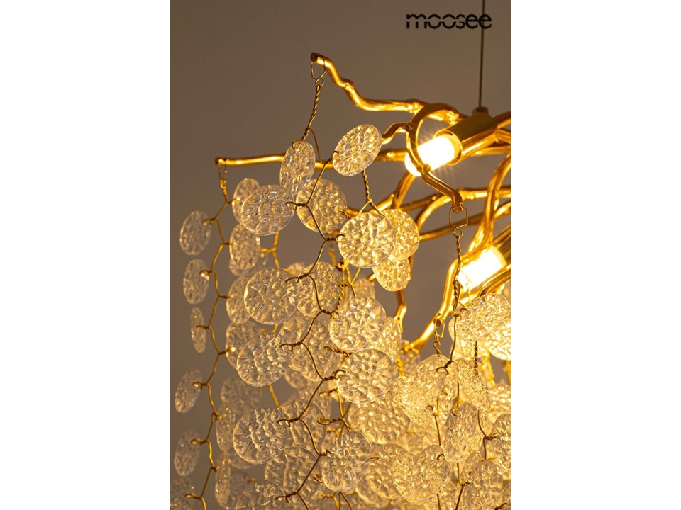 MOOSEE lampa wisząca RIVIERA 80 złota / clear - Moosee