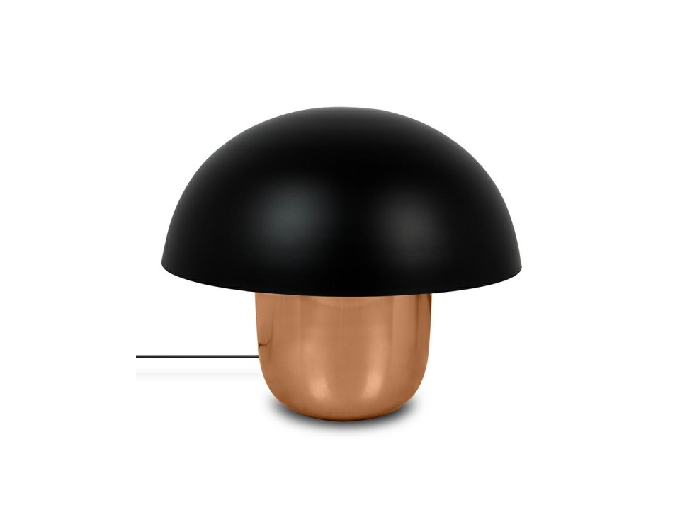 KARE lampa stołowa MUSHROOM miedziana / czarna 44 cm - Kare Design