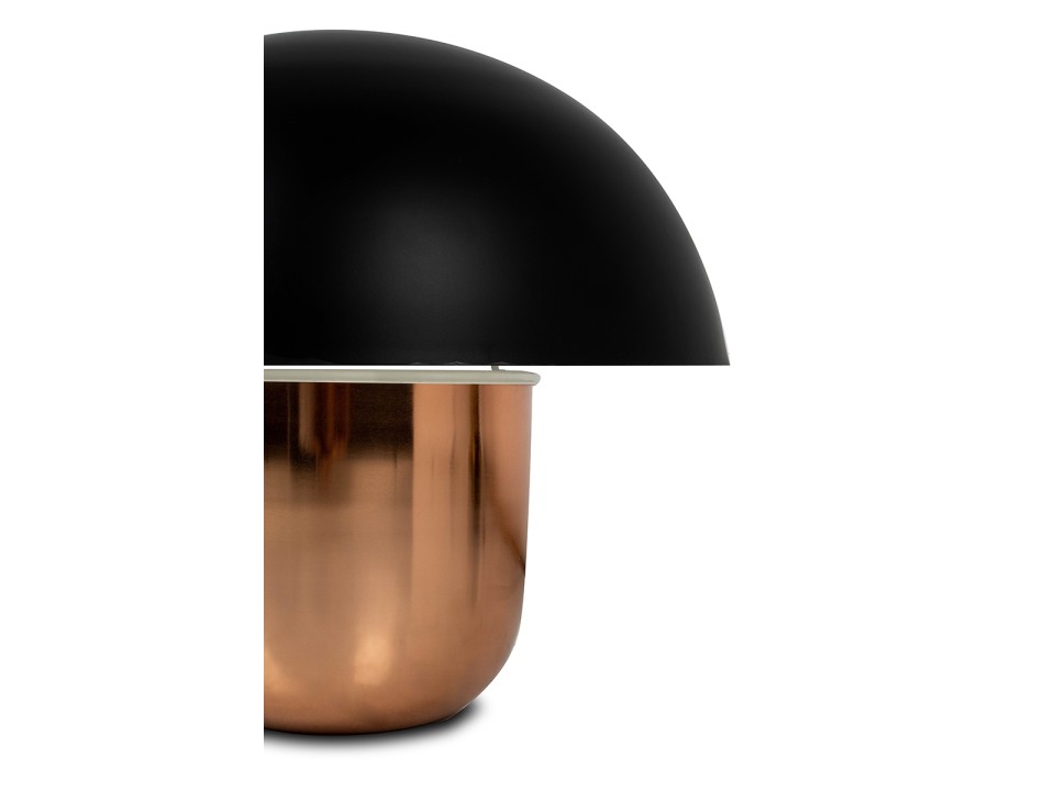 KARE lampa stołowa MUSHROOM miedziana / czarna 44 cm - Kare Design
