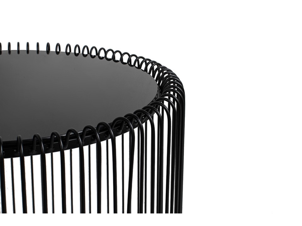 KARE zestaw stolików kawowych WIRE 44 cm czarny - Kare Design