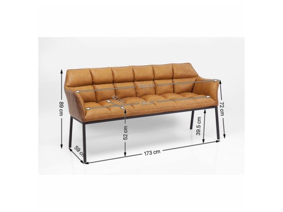 KARE sofa THINKTANK brązowa - Kare Design