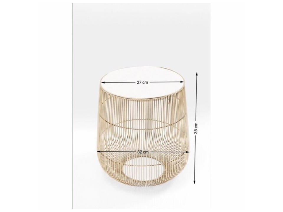 KARE stolik BEAM 32 biały - Kare Design