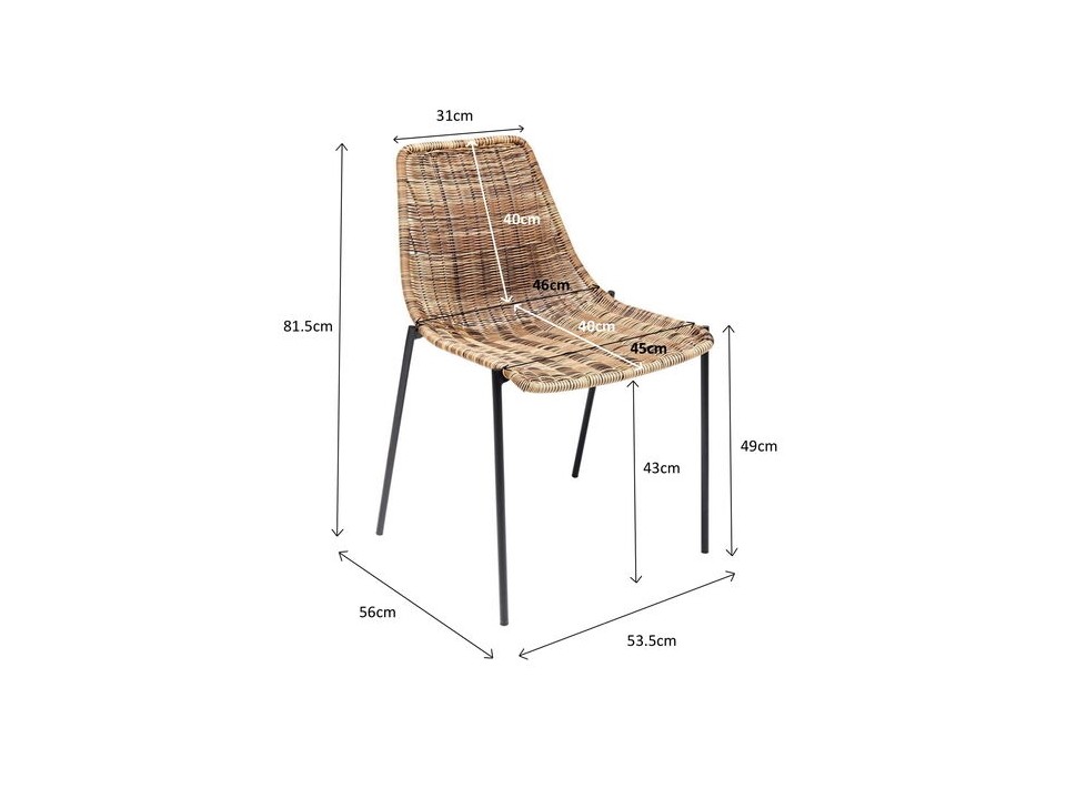 KARE krzesło TANSANIA - Kare Design