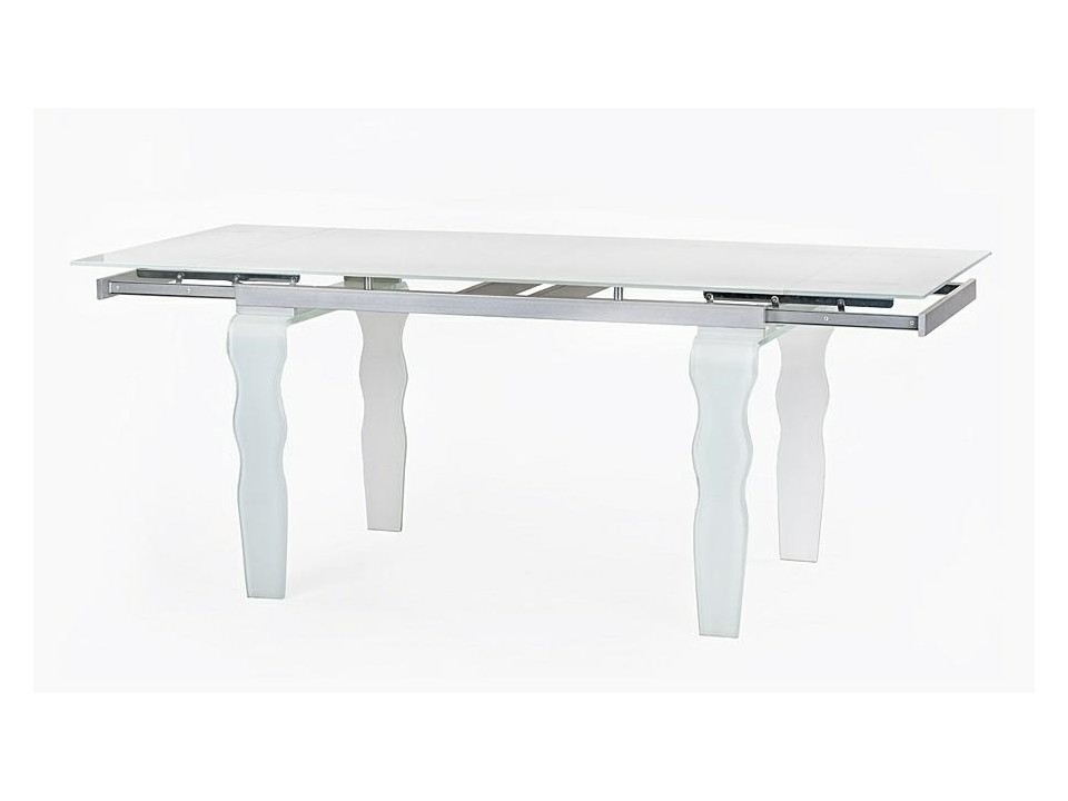 Stół szklany VENDOME OPTI WHITE biały - 200/300 - King Home