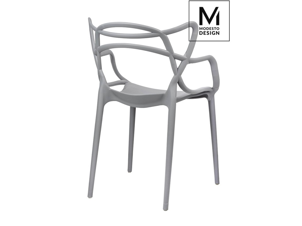 MODESTO krzesło HILO szare - polipropylen - Modesto Design