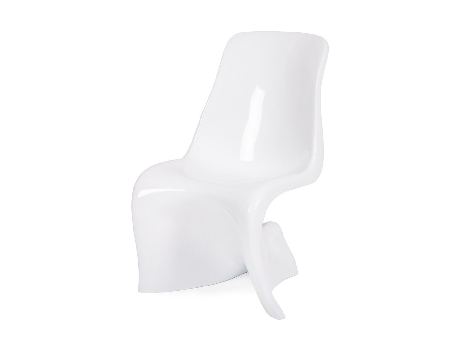 Krzesło HIM białe - włókno szklane - King Home