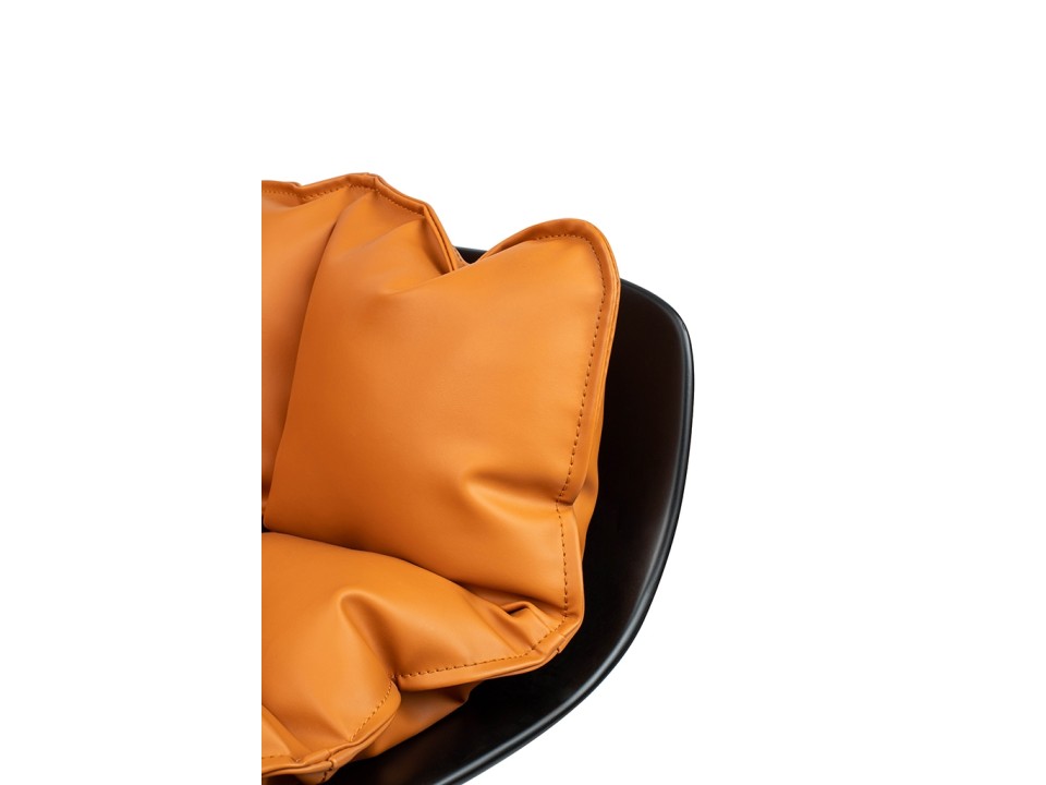 Krzesło obrotowe SHIBA brązowe / czarne - King Home