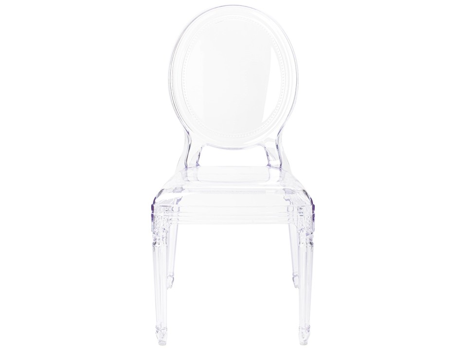 Krzesło PRINCE transparentne - poliwęglan - King Home