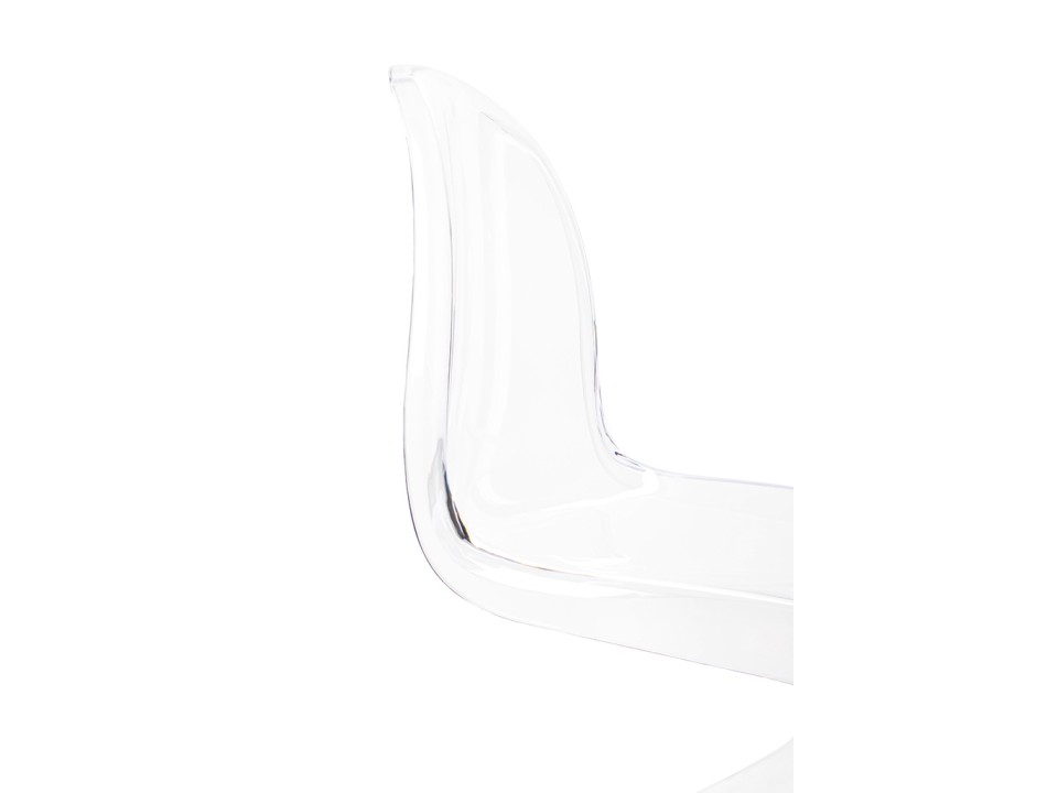 Krzesło HOVER PC transparentne - poliwęglan - King Home