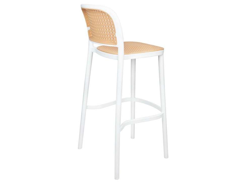 Krzesło barowe WICKY białe - King Home