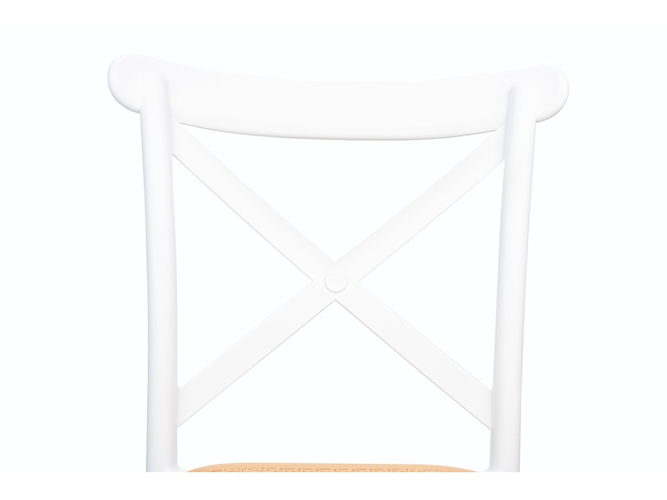 Krzesło barowe COUNTRY białe - King Home